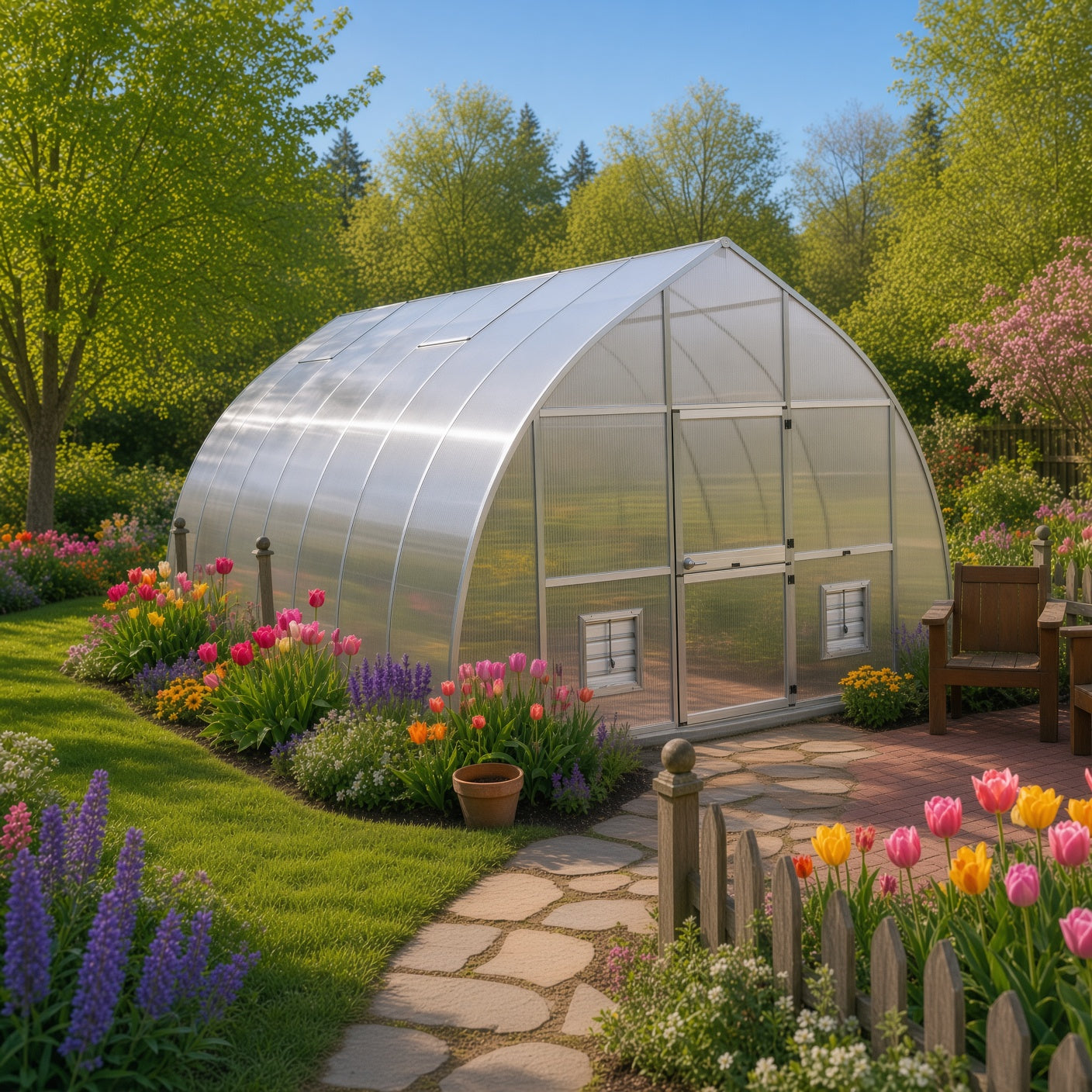 Riga XL 6 14 x 19 Greenhouse