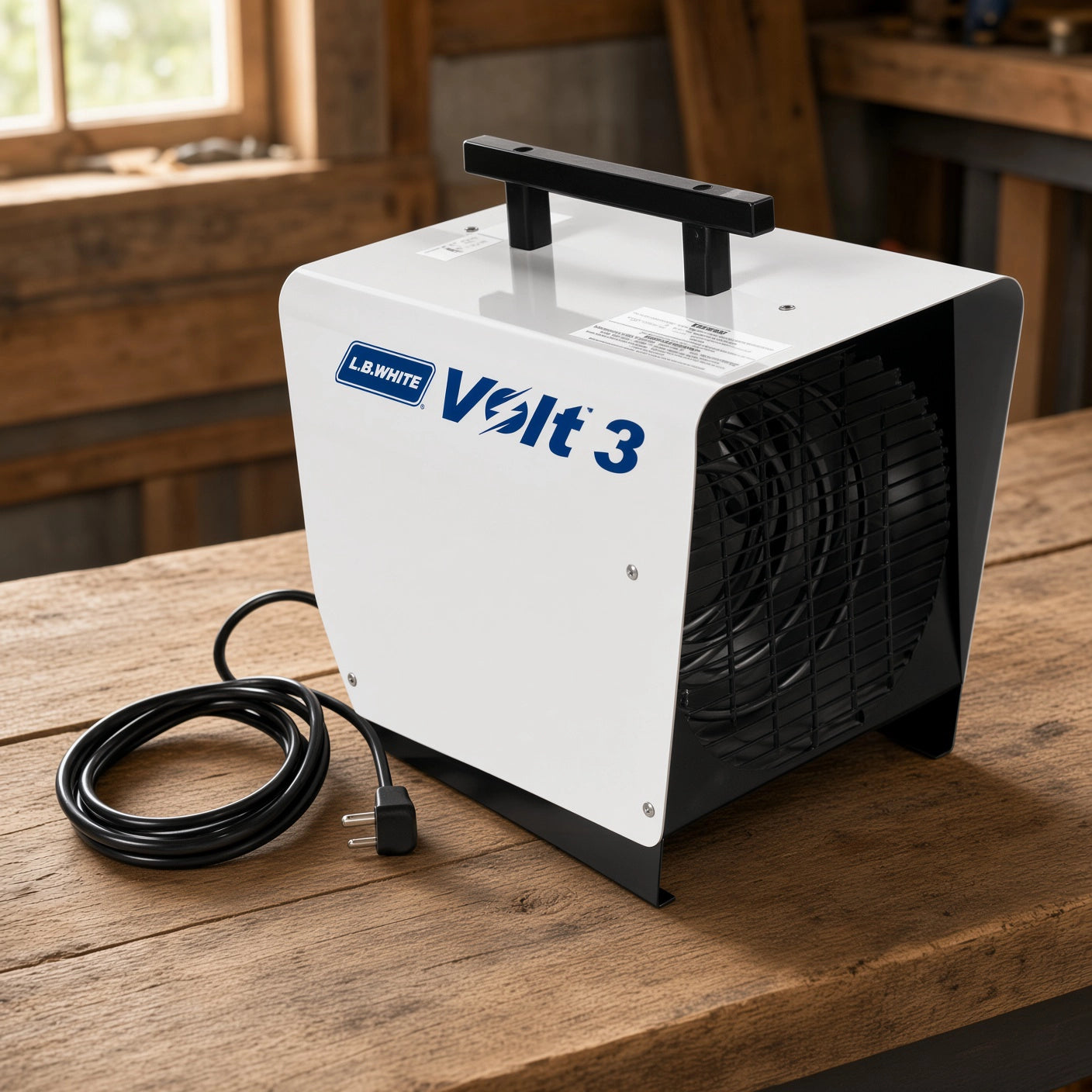 L.B. White Volt 3 Electric Heater – 3000W, 240V, 12.5 Amp