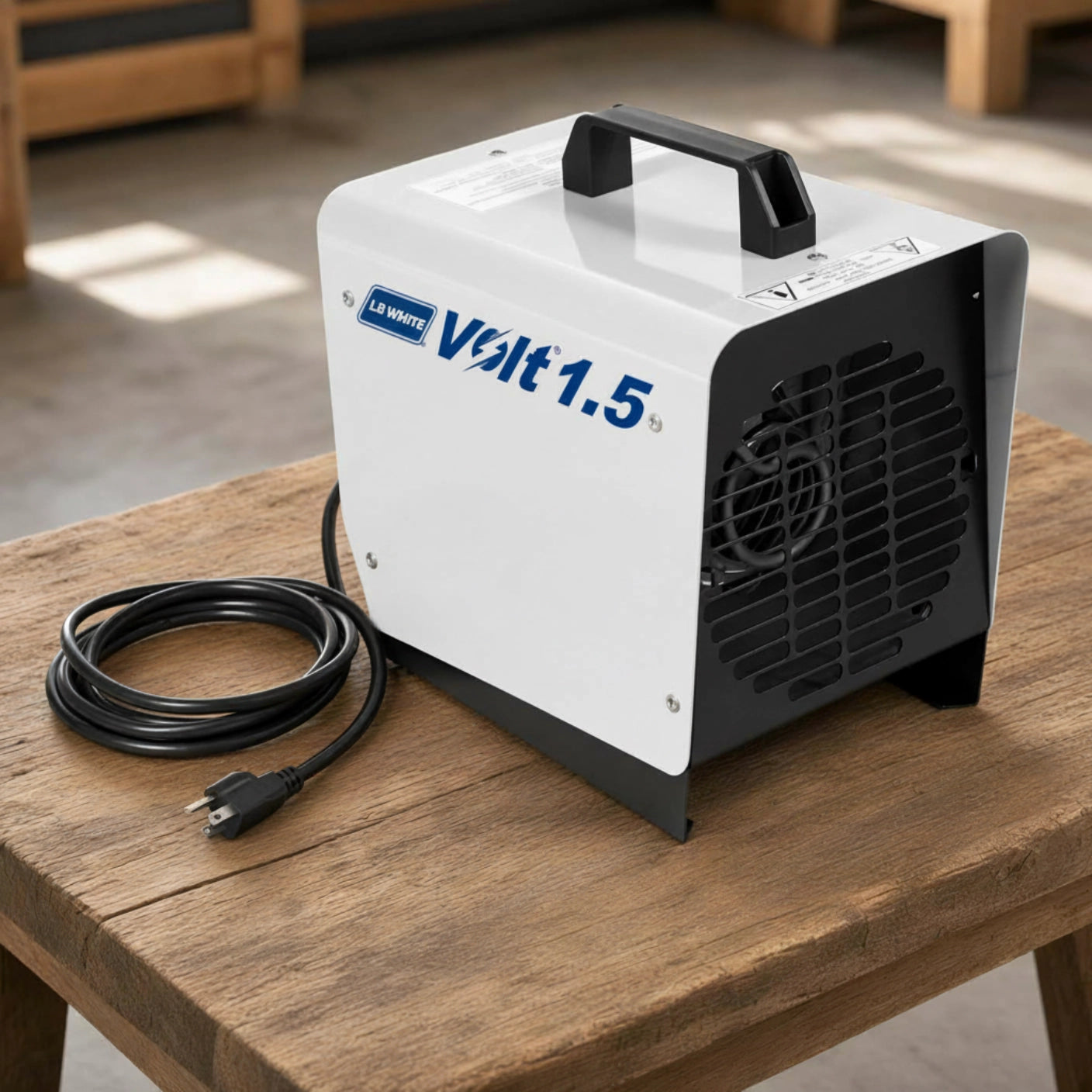 L.B. White Volt 1.5 Electric Heater – 1500W, 120V, 12.5 Amp