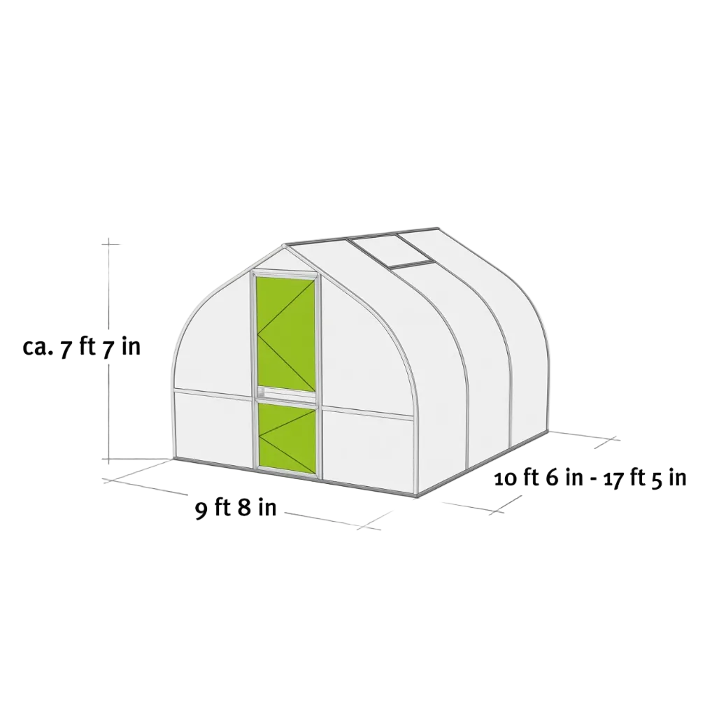Riga 3 9x10 Greenhouse