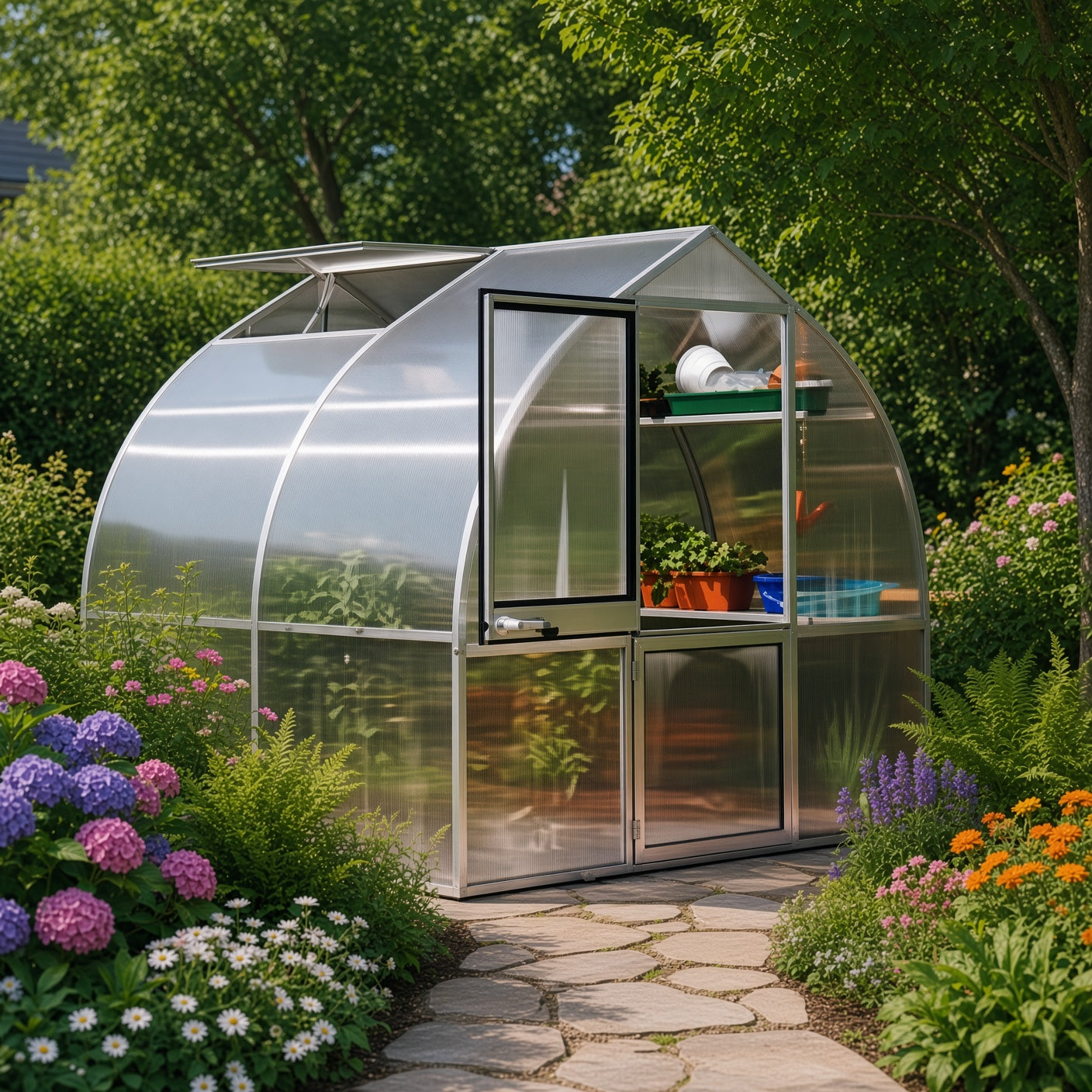 Riga 2s 7x7 Greenhouse