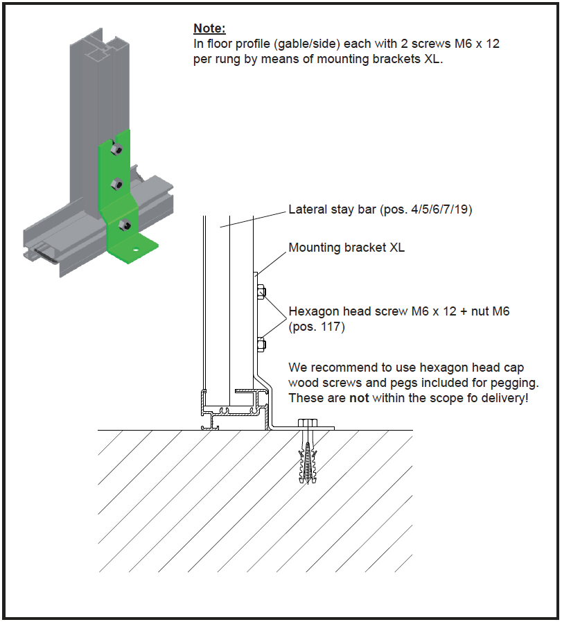 Foundation Frame for Riga XL 9